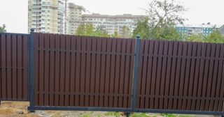 Купить распашные ворота из штакетника Слободской, цена от 2724 руб.